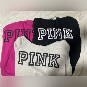 3 pack pink sweatshirts
